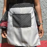 Gray Almatian Skirt Apron