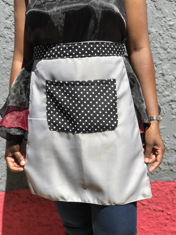 Gray Almatian Skirt Apron