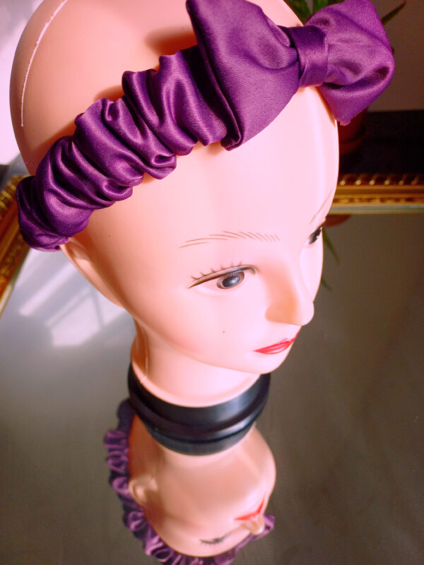 Scrunchie headband (Luxury Purple) - Image 3