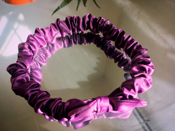 Scrunchie headband (Luxury Purple) - Image 2