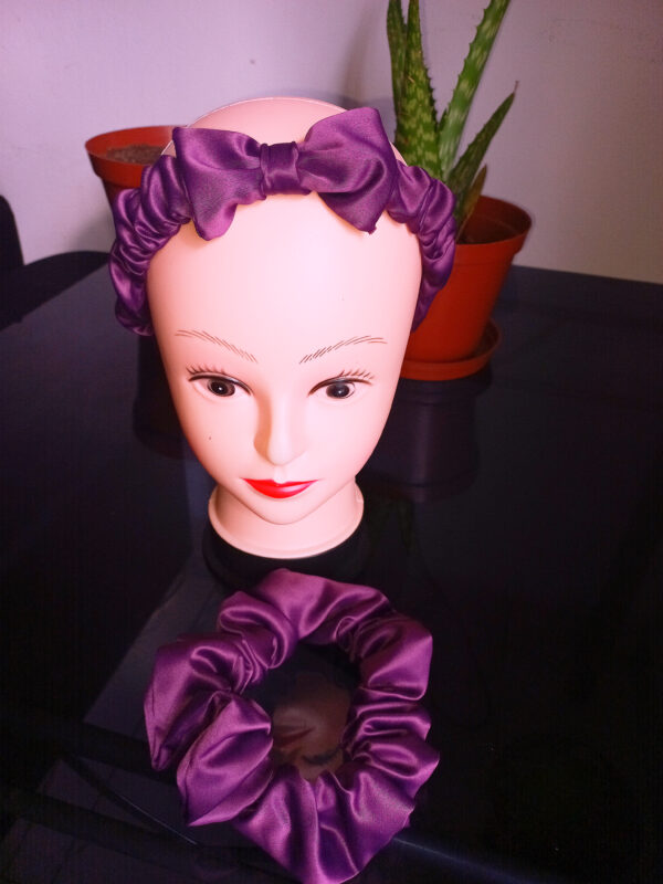 Scrunchie headband (Luxury Purple)