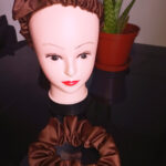 Scrunchie headband (Luxury Brown)