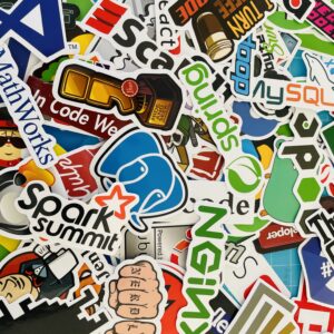 5 PCS programming and tech stickers - Image 15