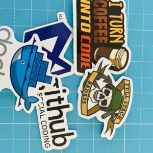 5 PCS programming and tech stickers - Image 5