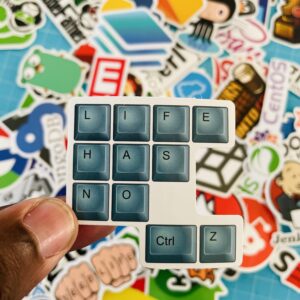 5 PCS programming and tech stickers - Image 3