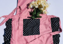 Pink Dress Apron