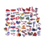 2 Country flag stickers