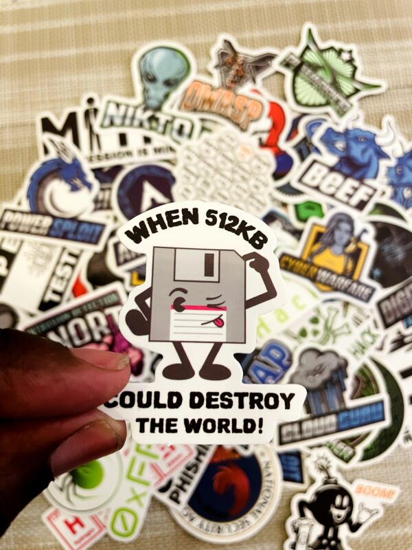 5PCS Hacker, Programming, and Network stickers - Image 4