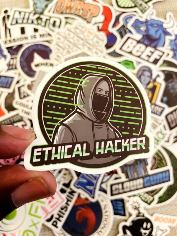5PCS Hacker, Programming, and Network stickers